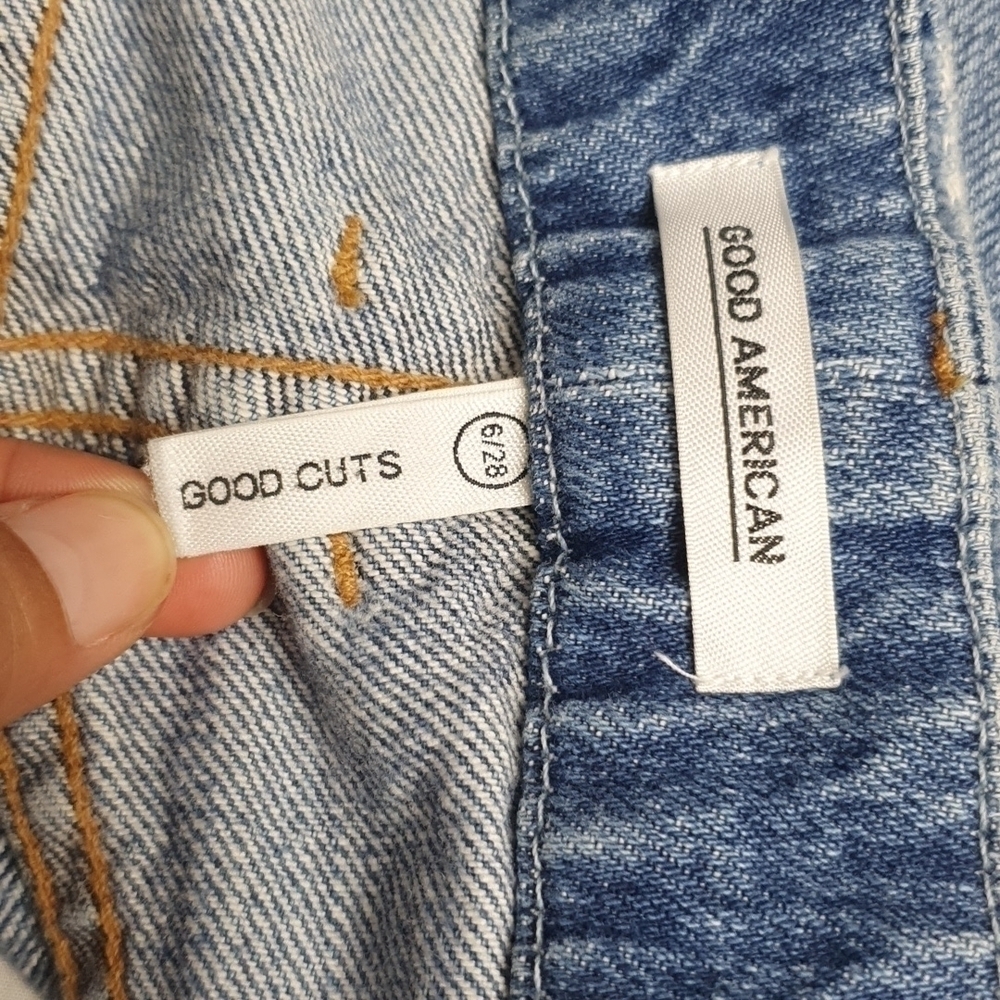 Good American Good Cuts High Waist Boyfriend Jeans - Picture 6 of 12